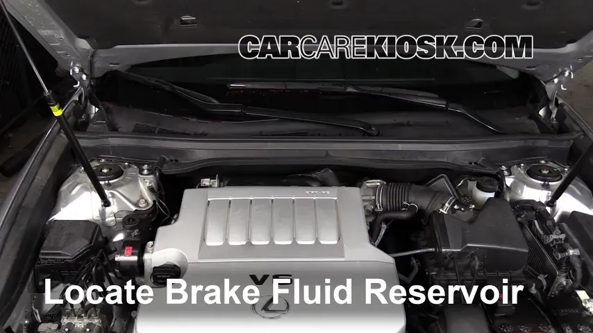 2014 Lexus ES350 3.5L V6 Brake Fluid Check Fluid Level